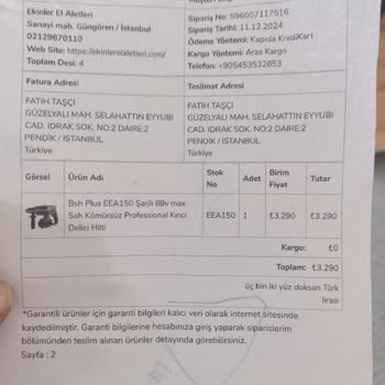 Yanıltıcı Ürün Görselleri Ve Eksik Parçalar