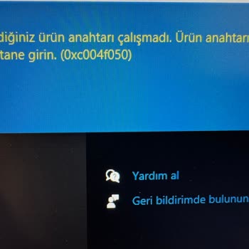 Satın Aldığım Windows 10 Pro KEY Çalışmıyor Ve Destek Alamıyorum