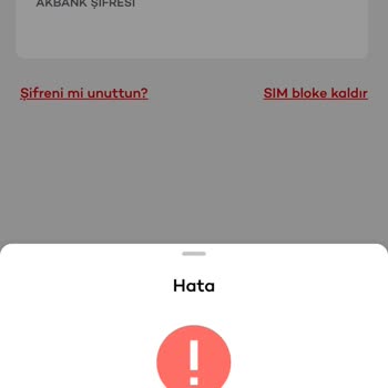 Akbank Mobil Uygulama Sorunu: İşlemlerimiz Aksıyor