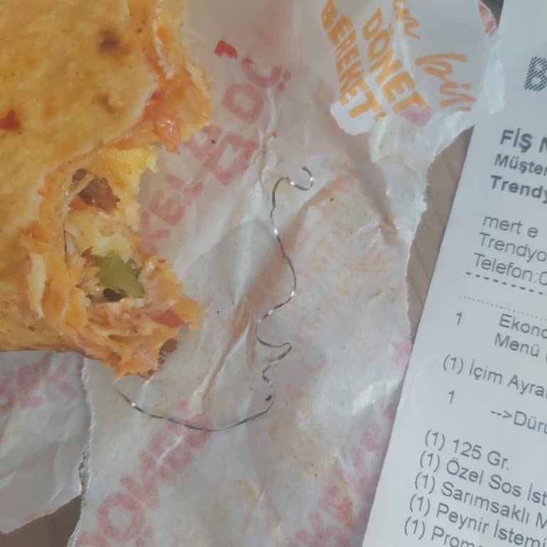 Bereket Döner'de Hijyen Sorunu