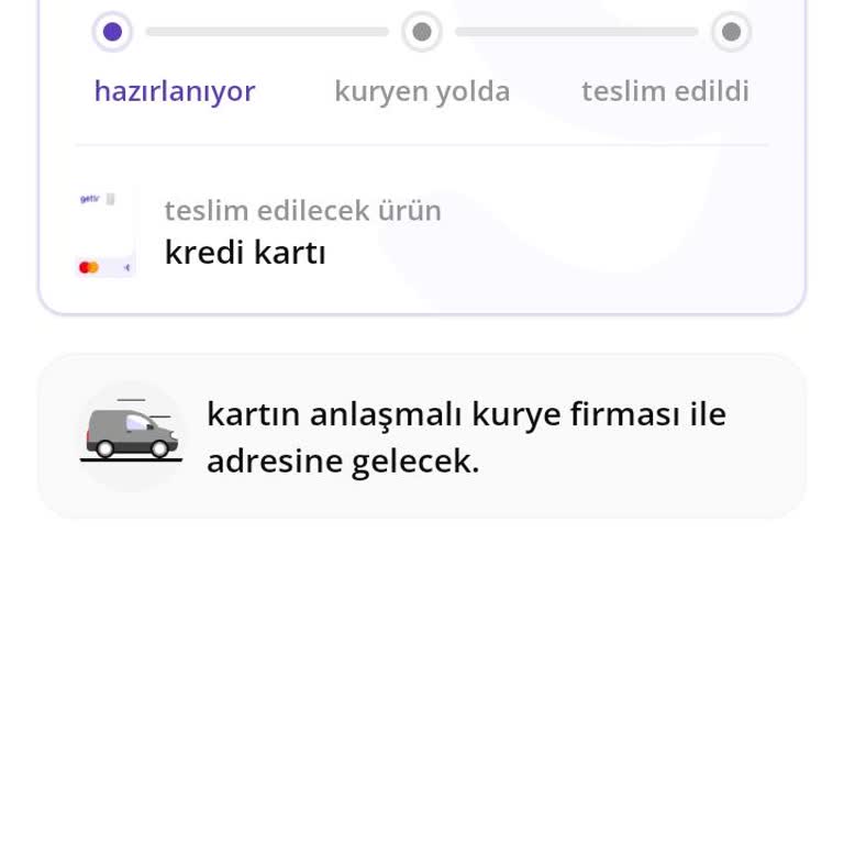 Getir Finans Kredi Kartı Teslimat Gecikmesi Mağduriyeti