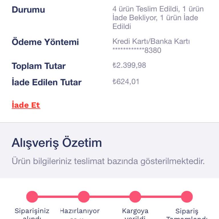 Eksik Ürün Ve Yanıltıcı Teslimat Bilgisi Sorunu