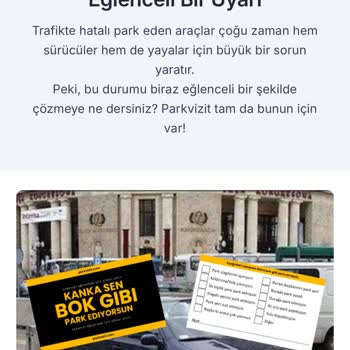 Parkvizit.com Paramı İade İstiyorum