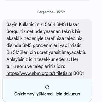 Sürekli Gelen Hasar Sorgulama Mesajları