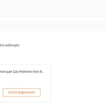 Bozuk Çay Makinesi Ve İade Karmaşası