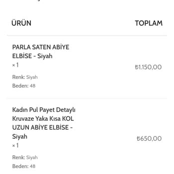 Sipariş İptali Ve Para İadesi Talebi