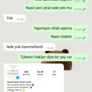 Sipariş İptali Ve Para İadesi Talebi