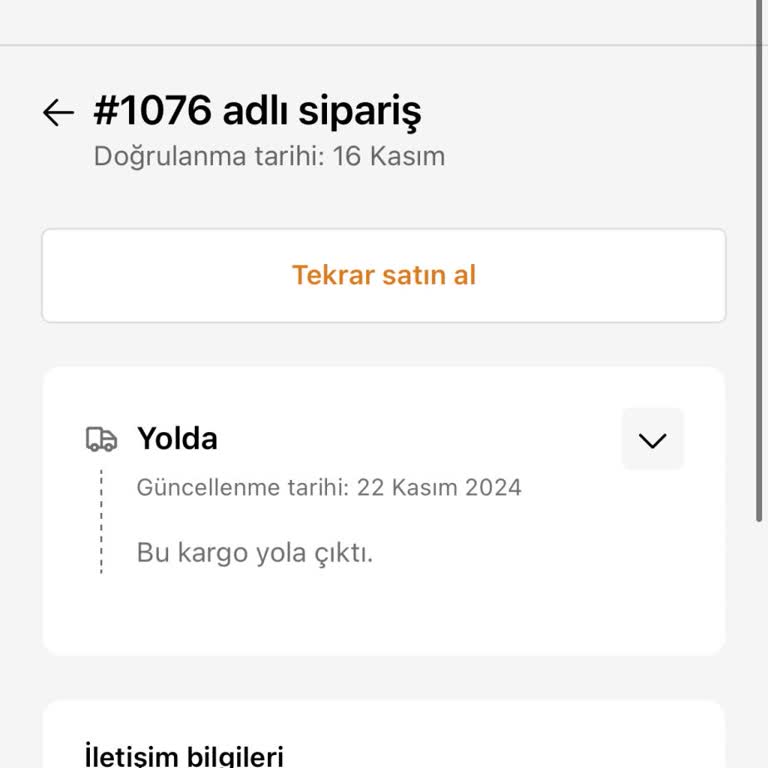 Kargo Bilgilendirmesi Ve İletişim Sorunu