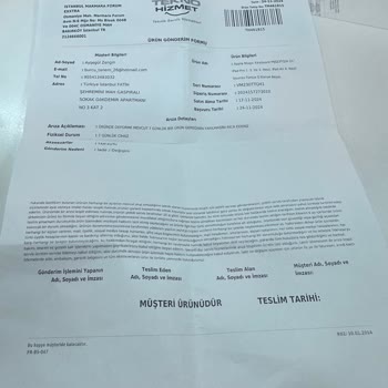 Defolu Ürün Ve Haksız Servis Ücreti Mağduriyeti