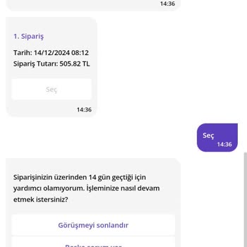 Eksik Sipariş Ve Geciken Teslimat Sorunu