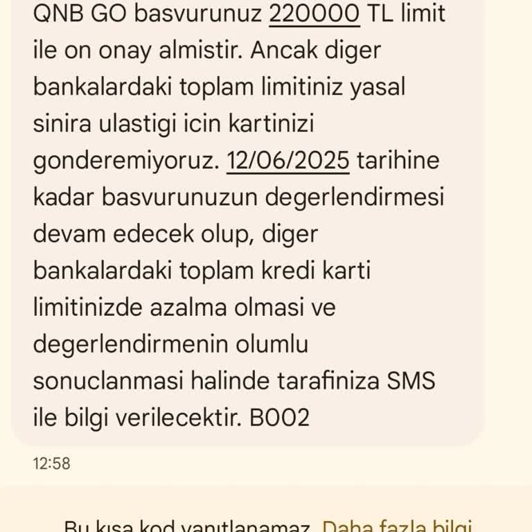 Kredi Kartı Başvurumda Yaşadığım Haksızlık
