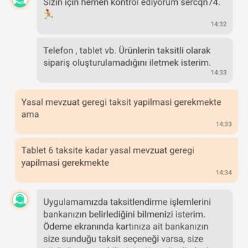 Dolap Uygulamasında Tablet Taksit Sorunu