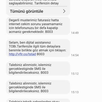 Vodafone'un Onaysız Faturasız Hatta Geçiş İşlemi