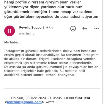 Revelio'nun Hizmet Vaadi Ve Müşteri İletişimi Sorunları