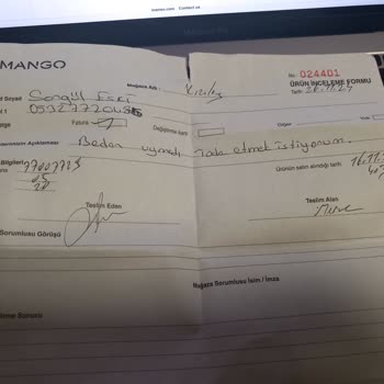 Mango Mağazasında İade Sorunu Ve Müşteri Hizmetleri Eksikliği