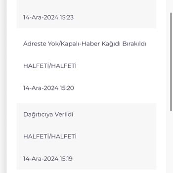 Kargolarım Dağıtıma Çıkmadan Geri Gönderiliyor