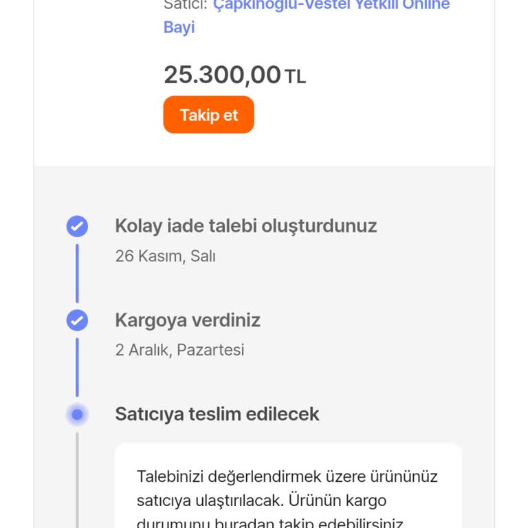 Horoz Lojistik İle İade Sürecinde Büyük Hayal Kırıklığı