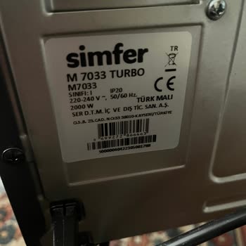 Simfer 7033 Midi Fırın: Isıtma Sorunları Ve Yetersiz Servis Hizmeti