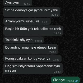 Yanlış Ürün Ve Kötü Müşteri Hizmeti