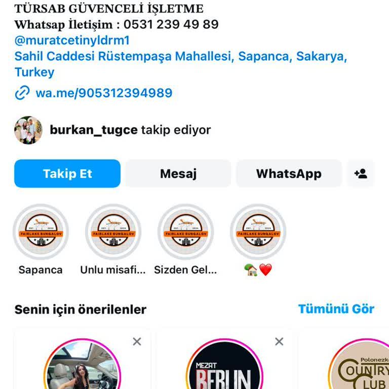 Bungalov Konaklama Fairlake Bungalov Mağduriyeti