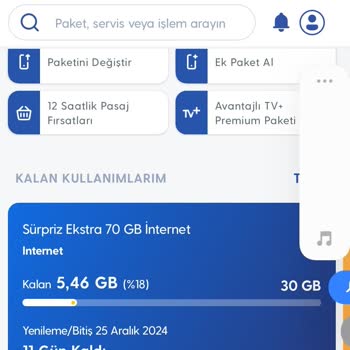 Turkcell İnternet Paketinde Yanıltıcı Kullanım Sorunu