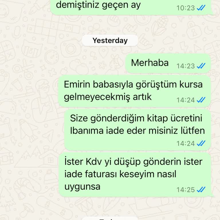 Eğitim Kurumunda Kitap Ücreti Sorunu