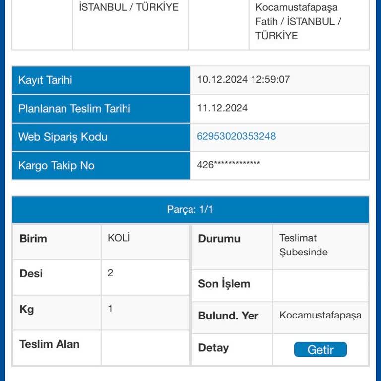 Kargo Teslimatında Yaşanan Gecikmeler Ve İletişim Sorunları