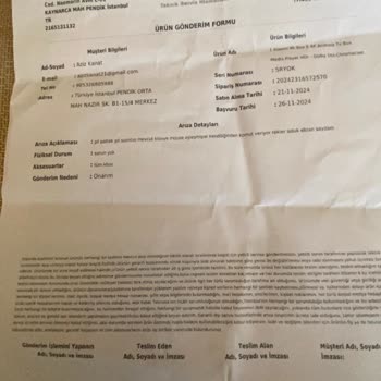 Arızalı Ürün Ve Yetersiz Müşteri Hizmeti