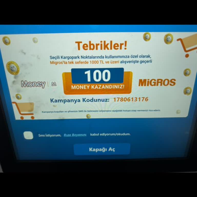 Geçersiz Migros Kodu Ve İlgisiz Müşteri Hizmetleri