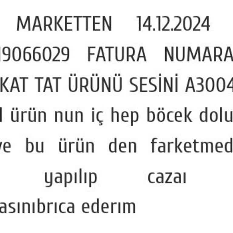 Ülker 9 Kat Tat Ürününde Böcek Şoku