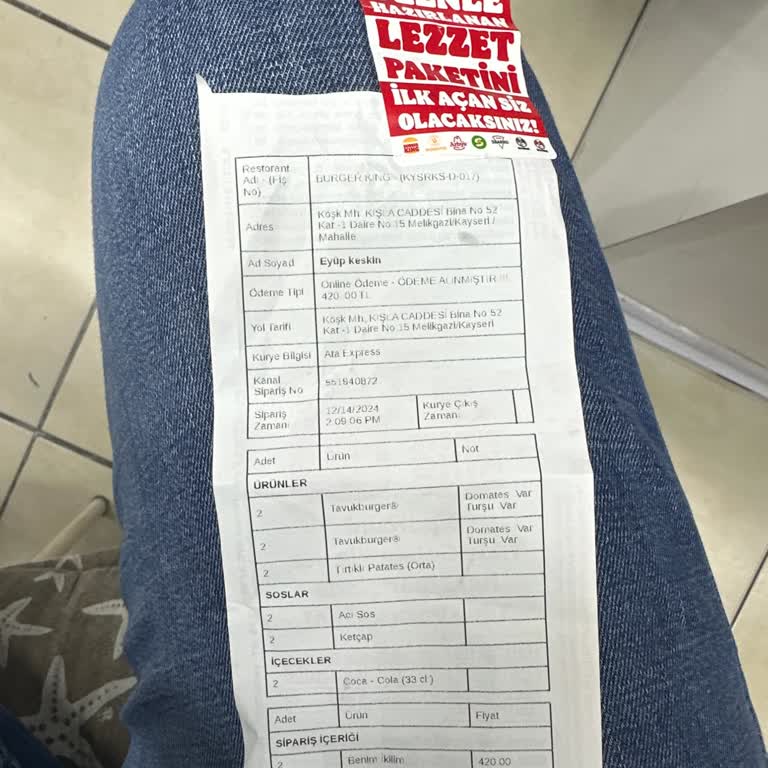 Eksik Sipariş Ve İlgisiz Destek: Migros Yemek Hayal Kırıklığı