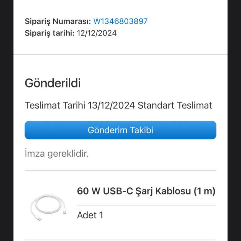 Apple Store Siparişim Zamanında Teslim Edilmedi