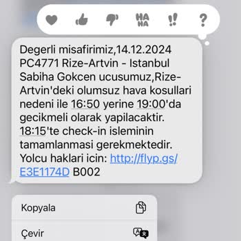 Uçuş İptali Ve Rötar Mağduriyeti