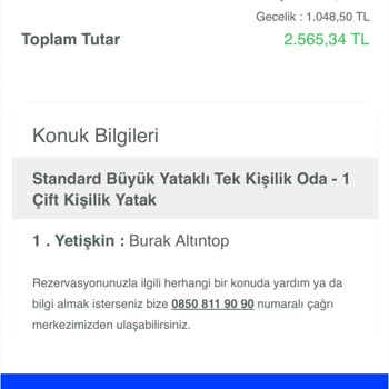 Otel Rezervasyonunda Büyük Hata: Mağdur Edildim