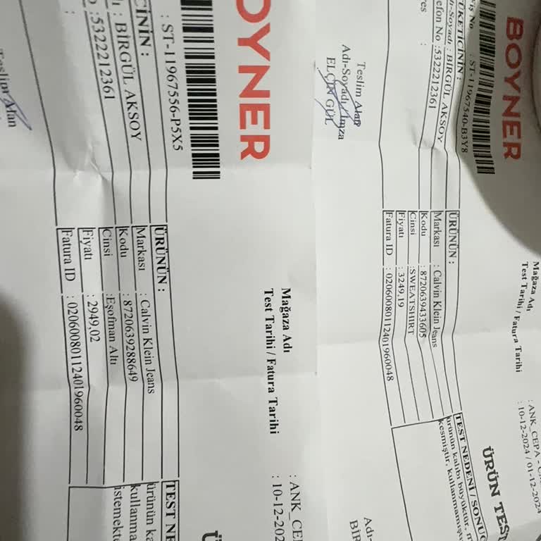 Calvin Klein Eşofman Takımı Değişim Sorunu