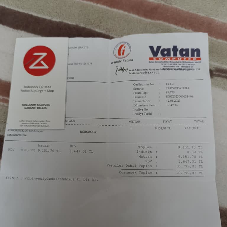 Roborock Q7max Teknik Servis Endişesi