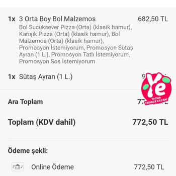 Yemek Siparişi İptali Ve Ücret İadesi Sorunu