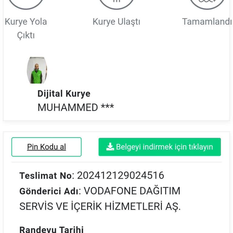 Teslimat Sorunu Ve İletişim Eksikliği