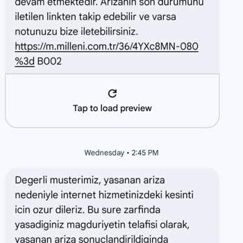 Millenicom'dan Yetersiz Hizmet Ve Müşteri Temsilcisi Sorunu