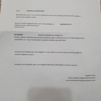 Saygısız Hizmet Ve Çözülmeyen Ürün Sorunu