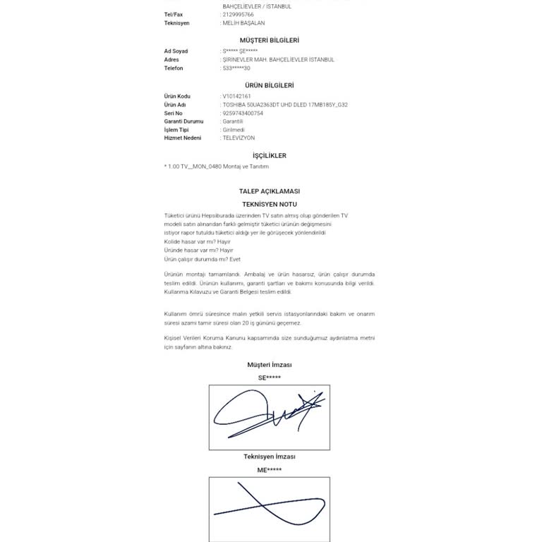 Yanlış Ürün Gönderimi Ve Yetersiz Müşteri Hizmeti