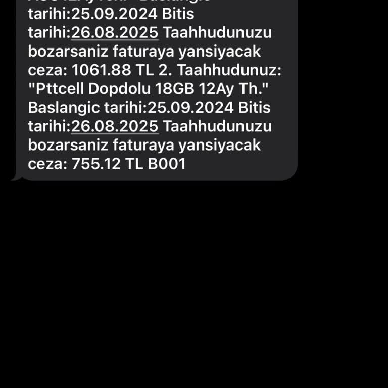 Pttcell'in Cayma Bedeli Mağduriyeti