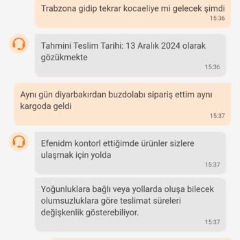 Teslimat Kabusu: Sipariş Trabzon'a Geri Döndü!