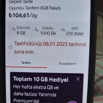 Vodafone Tarifelerinde Uygun Seçenek Eksikliği!