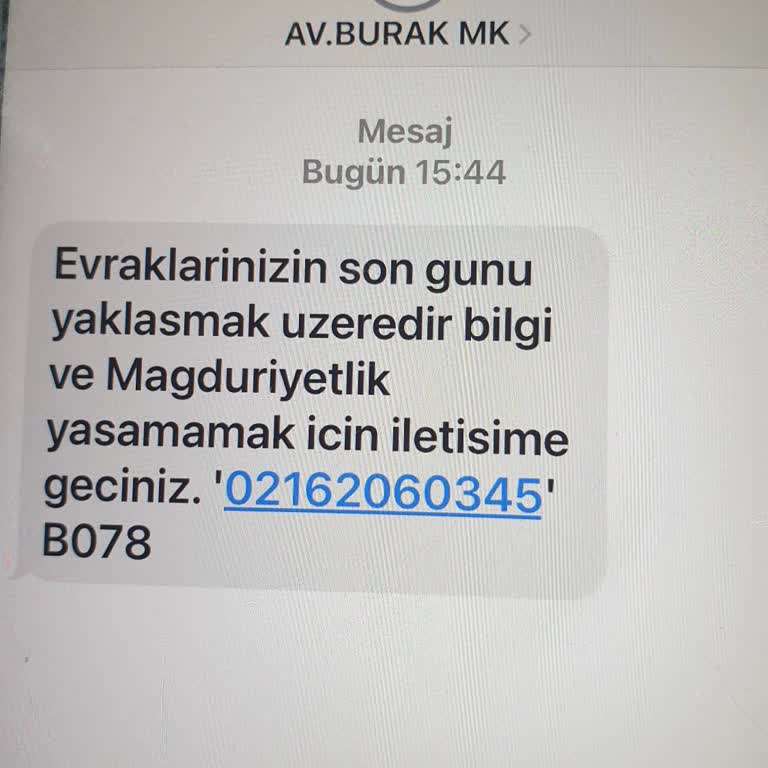 Av. Burak M. Şikayeti