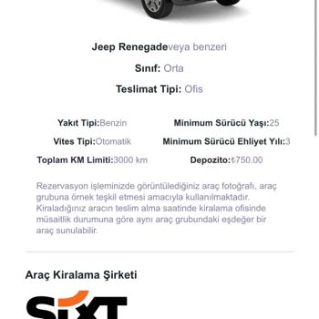 Sixt Araç Kiralama Sürecinde Yaşanan Zorluklar!