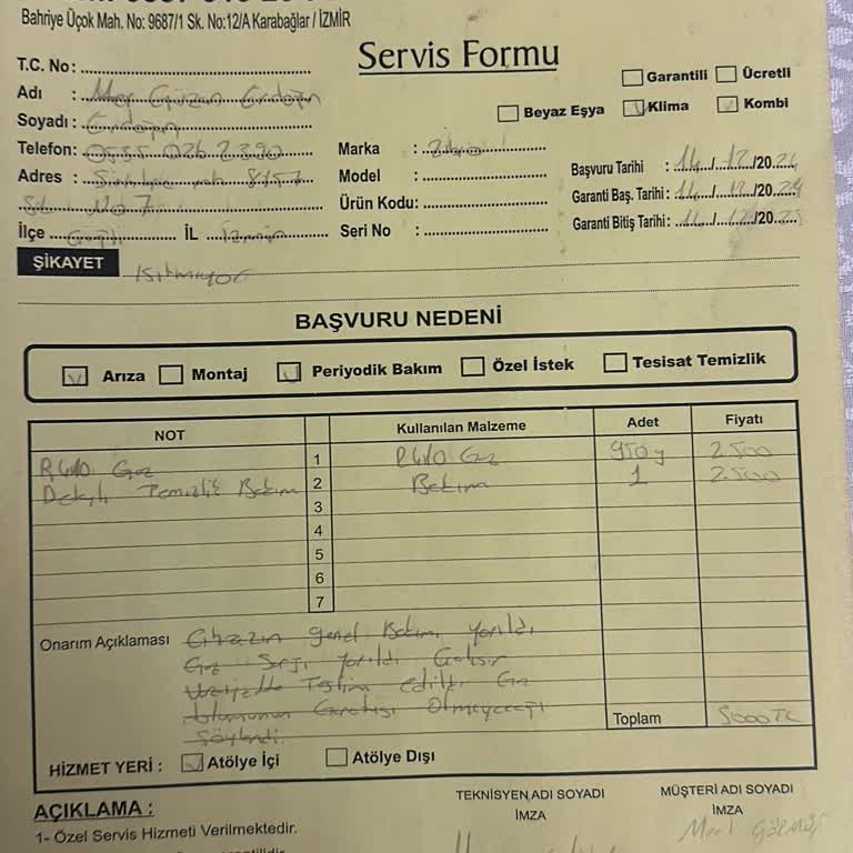 Yüksek Ücret Ve Fatura Sorunu