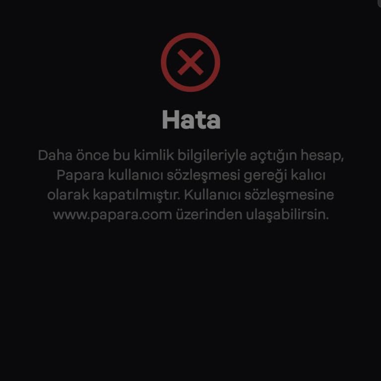 Papara Hesabımın Beklenmedik Kapatılması!