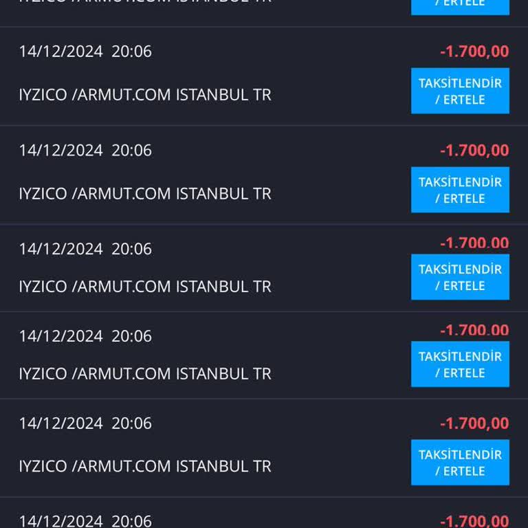 Yetkisiz Kredi Kartı Çekimi Sorunu