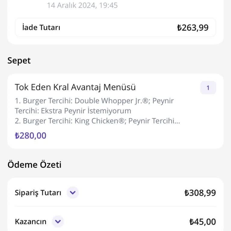 Soğuk Yemek Ve Yanlış Sipariş Sorunu